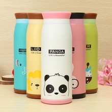 500 ml New Design Colourful Cute Cartoon Animal Kid Vacuum Flasks Thermoses Insulated Mug Milk Water