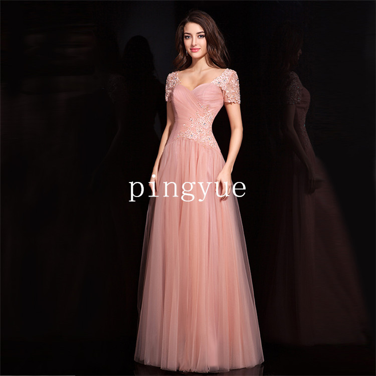 ... fashion show models Slim was thin shoulder prom dresses free shipping