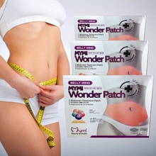 5pcs Hot Korea Belly Wing Mymi Wonder Patch Abdomen Treatment Reduce Weight Fat Burning Slimming Body Stomach Patchs Mask 5 Pcs