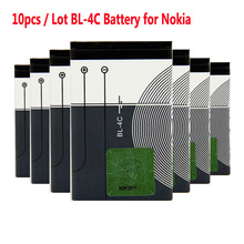 10pcs/Lot Wholesale Good Quality BL-4C Mobile Phone Battery Batteries for Nokia 1202/ 1265/ 1325/ 1506/ 1508/ 1661/ 1706/ 2220s/