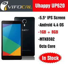 New Original Uhappy UP620 5.5” IPS Screen Mobile Phone MTK6592 Octa Core Android 4.4 OTG 1GB RAM + 8GB ROM 8.0MP WCDMA 3G GPS
