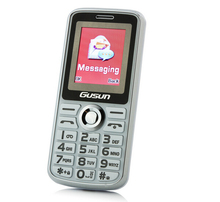 New Cheap Mobile Phone Gusun F7 Elder People Dual SIM Ultra thin Flashlight Big Keyboard Loud