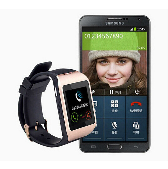 2014 Brand New Electronic Wearable Bluetooth Smart Watch With Capacitive Screen and Making And Answering Phonecall