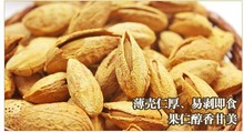 Free shipping !Xinjiang special skinning thin skin of plain paper hand almonds 1000g/bag health green food nut apricot kernal