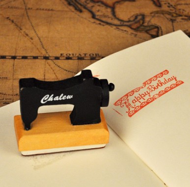 DIY Cute Kawaii Wooden Message Stamp Thank You Love You For You Merci Bonjour for Home