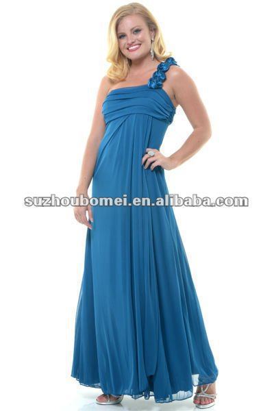 Prom Dresses Outlet -Discount Prom Dresses -2012 Teal Chiffon Pleated ...