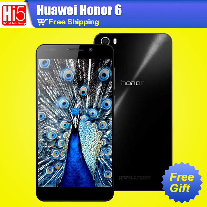 Original Huawei Honor 6 Octa core 4G FDD LTE Phone 13MP Mobile Phone Dual SIM h60