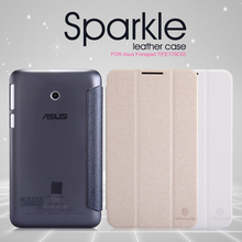 Hot Sales 1PC NILLKIN Sparkle Series Leather Flip Phone Case Cover For Asus Fonepad 7(FE170CG) free shipping