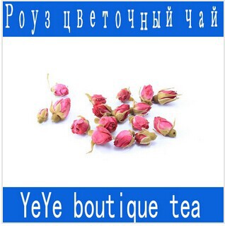 50g Rose Flower Tea 2015 early spring red rose bud tea natural Organic Blooming Herbal Tea