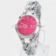 New Model Fashion red dial bracelet women wristwatches luxury design lady watch Stainless steel japan movement high quality
