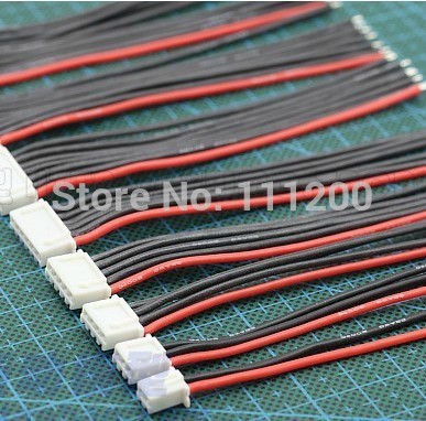 10PCS 2S1P 3S1P 4S1P 5S1P 6S1P 7S1P 8S1P Balance Charger Cable 22 AWG Silicon Wire JST XH Plug