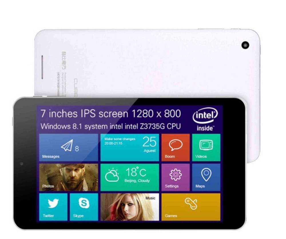 Cube U67GT Iwork 7 7 inch ips Screen Windows 8 os 1 16G intel Z3735G Quad