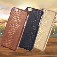 Mobile Phone Accessories Lizard Grain Leather Cover For iPhone 6 Plus 5 5 Protective Shell Case