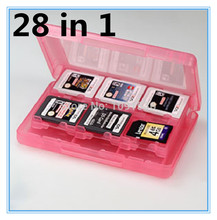 Closeout Price OEM high quality Hot accessories parts Memory Card cases for 28 in 1 card box Holder for 3DS/3DSLL