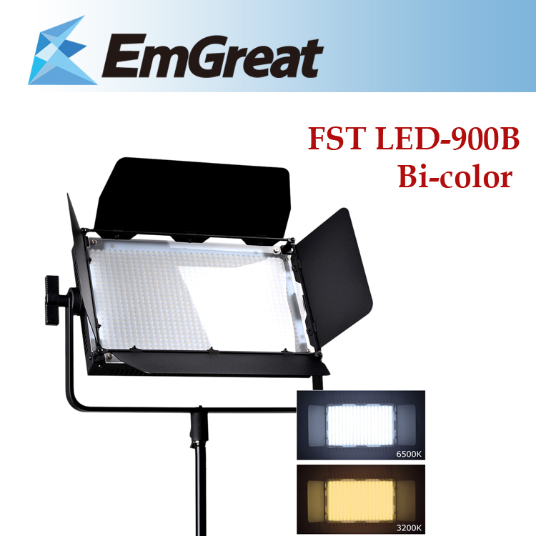 TST 900PCS LED Bi color Led Video Light Dual Color Temperature 3200K 5600K Photography LED DSLR