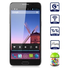 LANDVO L800 5.0 Inch MTK6582 TFT Screen Quad Core 2G 3G Android 4.4 Mobile Phone 4G ROM Dual SIM Dual Camera OTG Black