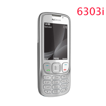 Refurbished Original Unlocked Nokia 6303 mobile phone black and silver color for you choose Refurbished