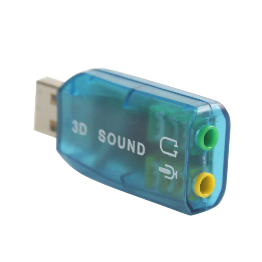 Купить USB 2.0 микрофон динамик 5.1 аудио звуковая карта адаптера ...