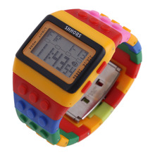 Rainbow Romantic Colors For Lovers Multi Function Watch Sports Retro Chic Unisex Digital Constructor