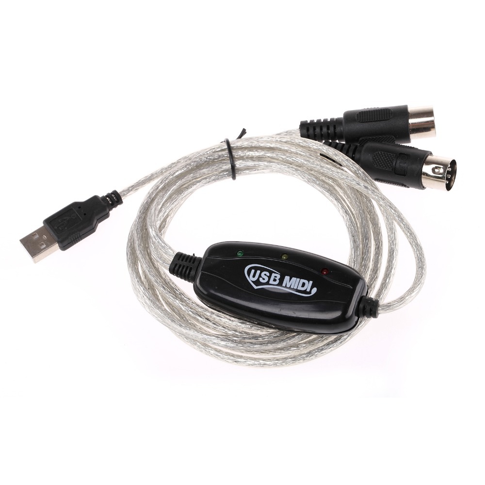 Купить GBB midi usb кабель преобразователя шт музыку адаптер три ...