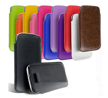 New Leather phone bags cases 13 colors Pouch Case Bag For Alcatel One Touch Idol Mini