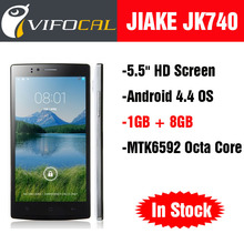 Original JIAKE JK740 Smart Phone 5.5” HD IPS Screen MTK6592 Octa Core Android 4.4 OS 1GB RAM + 8GB ROM WCDMA 3G Dual Sim GPS