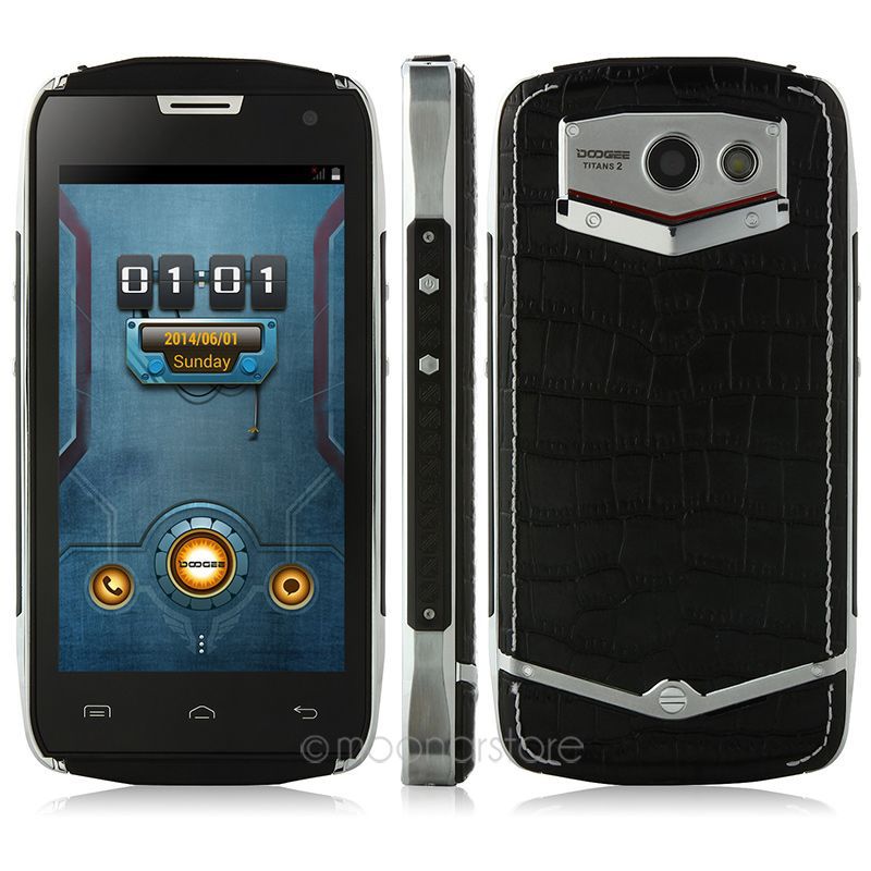 4 5 IPS DOOGEE TITANS2 DG700 3G WCDMA Mobile Cell Phone MTK6582 Quad Core Android 4