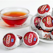 50pcs Spring Original Flavor Mini Tuo Ripe Pu Er Tea China Import Export Menghai Alpine Star Puer Health Care Slimming Food