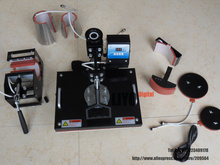 DHL free ship 8 In 1 digital tshirt printing machine heat press,heat transfer machine Sublimation Printer