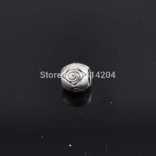 8X8 5mm 50Pcs Antique Silver Alloy Spacers Beads Fits pandora Charm Bracelets For Jewelry Handmade YTC0023