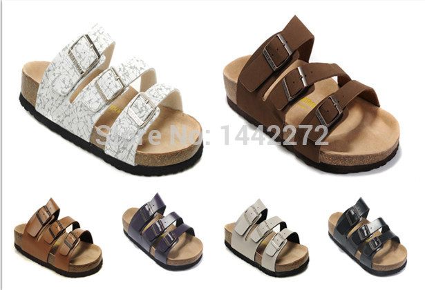Fashion Brand Birkenstock Orlando Sandals women,Leather Slippers ...