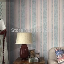 papel de parede 3d wallpaper Flock Classic stripe wall paper background wallpaper for living room striped