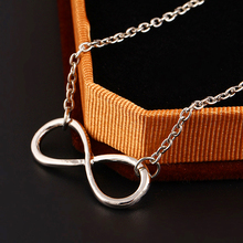 Wholesale New hot Fashion Luxury Charm Alloy Chain Infinity pendant necklace jewelry Statement long necklace for