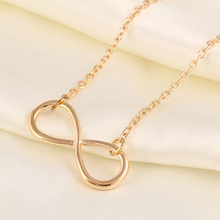 Promotions Fashion Luxury Charm Plating Gold Sweater chain necklace jewelry Infinity Pendant Necklace jewelry women 2015 PT33