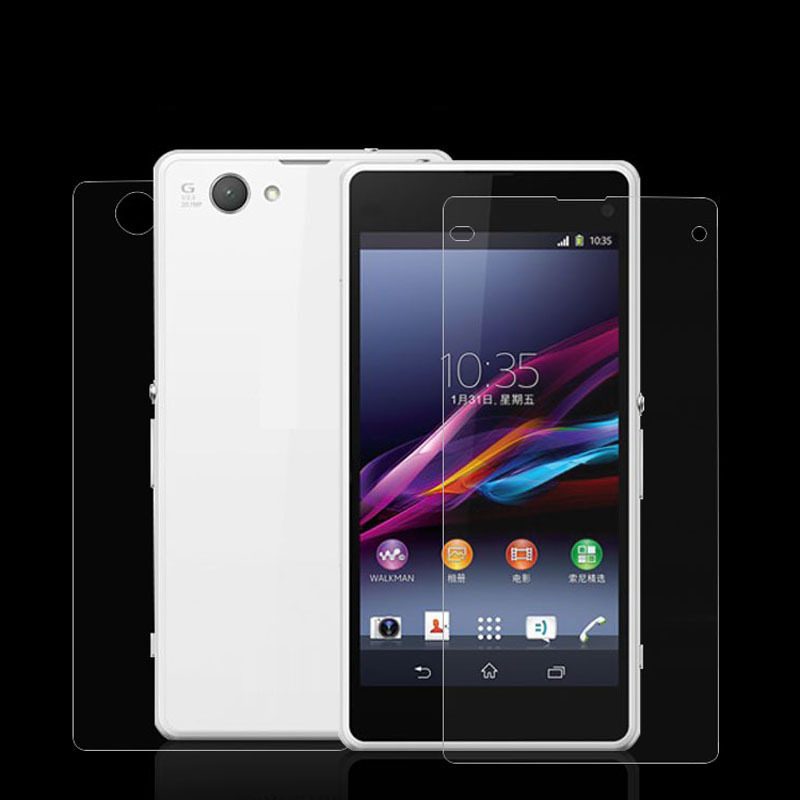 Goforward 2015 3 FRONT 3 BACK Clear Screen Protector Film For Sony Xperia Z1 Compact