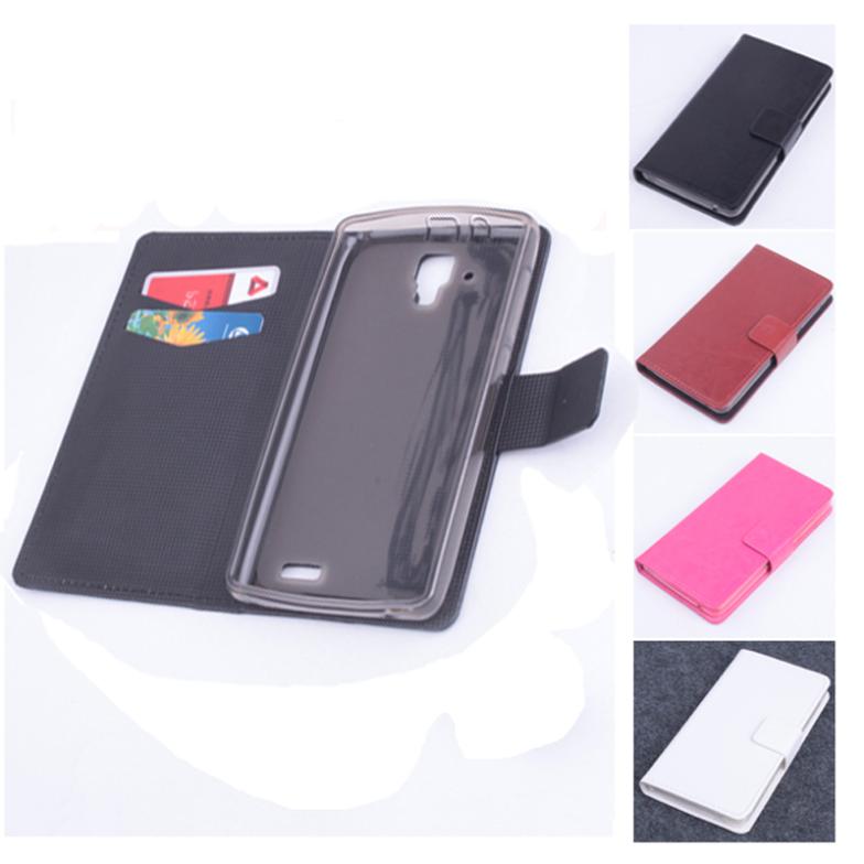 Goforward 2015 Stand Flip Leather Protective Cover Case For Lenovo A536 Smartphone 