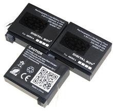 Hot Sale ! 3 Pcs GoPro 3.8V 1650mAh Camera Battery Go Pro AHDBT-401 AHDBT 401 Battery For GoPro Hero 4 Hero4