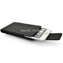 Faux Leather Case Pouch Vertical Holster with Rotating Belt Clip for For Apple iphone 6 4