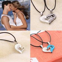 Men Women Lover Couple Necklace I Love You Heart Shape Pendant Necklaces Fashion Jewelry
