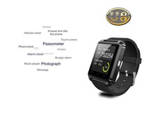 smart bluetooth Watch WristWatch U8 U Watch for iPhone 4S 5 5S 6 Samsung S4 Note