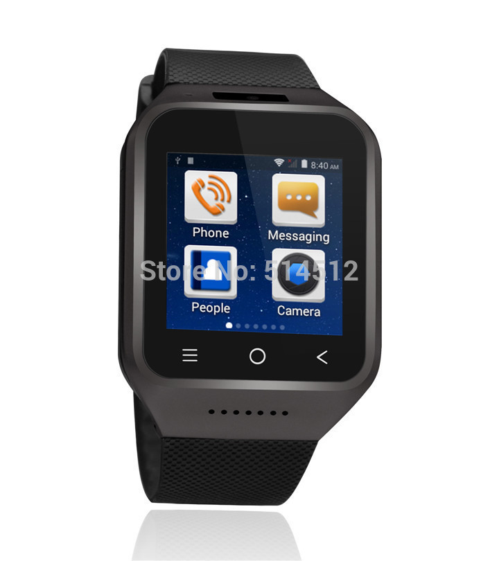 MTK657 Dual Core Watch Phone Android 4G ROM 1 54 Capacitive Touch Screen 5MP Camera 3G