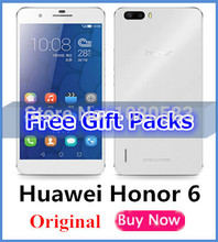 Original Huawei Honor 6 Plus Kirin 920 Octa Core 1.7GHz 4G FDD LTE 3GB RAM 5Inch FHD 1920x1080P 13MP Android 4.4 Dual SIM Phone