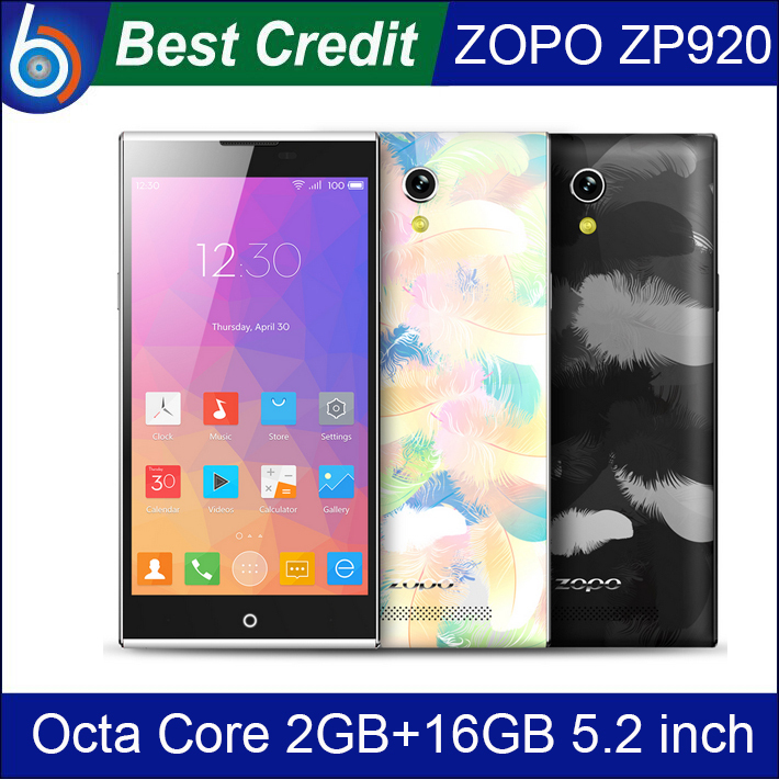 In stock 100 Original ZOPO ZP920 MT6752 Octa Core 4G FDD LTE 5 2 Android 4