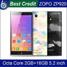 2015 New 100% Original ZOPO ZP920 MT6752 Octa Core 4G FDD LTE 5.2” Android 4.4 Cell Phone FHD Screen 2GB RAM 16GB ROM GPS/Kate