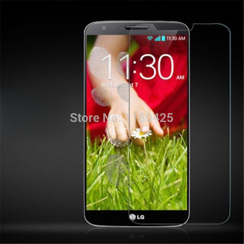 Promotion New 0 3mm HD Clear 9H Tempered Glass Anti Shatter Screen Protector Film For LG
