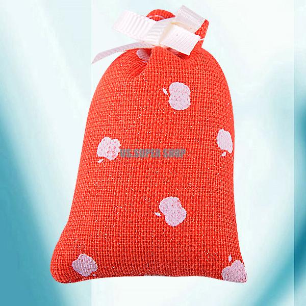 Scented Fragrant Fresh Air Pouch Jewelry Tulip Flower Smell Orange Sachet Bag EQA604