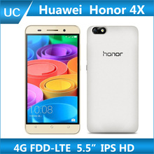 Original Huawei Honor 4X FDD LTE WCDMA Qualcomm MSM8916 Quad Core 5.5 Inch 1280*720P IPS 2GB RAM 13.0MP Android 4.4 Smartphone