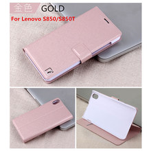 hot sale luxury leather mobile phone case for lenovo s850 p780 k900 s820 s650 s850t flip