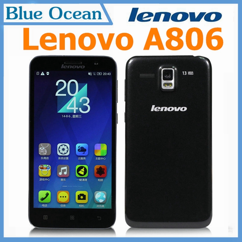 Original Lenovo A806 A8 4G Cell Phones MTK6592 6290 Octa Core 1 7GHz 5 IPS 1280x720