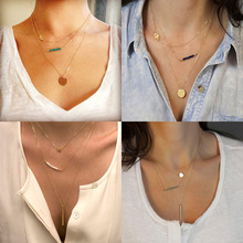 2015 Hot Sale Newest Statement Necklace Fashion Jewelry Women 4 Styles Beads and Long Strip Chain Collar  Necklace Pendant